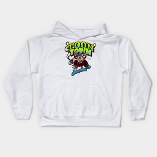 Luminous Skates of Toon Town YXE Kids Hoodie